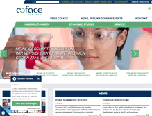 Tablet Screenshot of coface.de