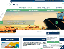 Tablet Screenshot of coface.it