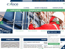 Tablet Screenshot of coface.sk